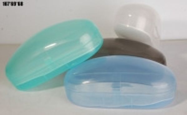 

водонепроницаемые большой пластиковый корпус с прозрачными очками случай окнесоздание против падения универсальных мужчин и женщин очков пла, Blue