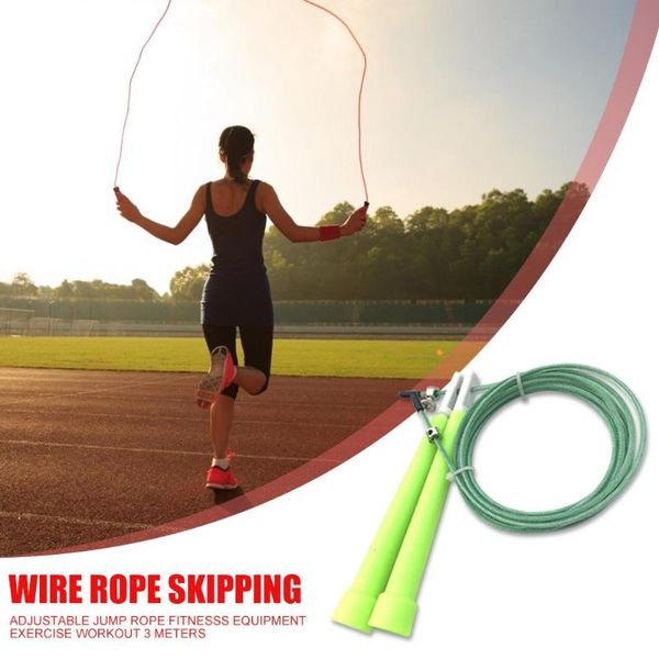 

durable jump ropes delicate design multi-function adjustable steel wire jump rope speed rope crossfit fitness equipment