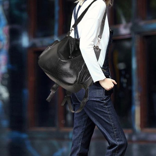 

selling black code 2020 small fresh large capacity simple rivet tide shoulder bag female soft leather shoulder bag