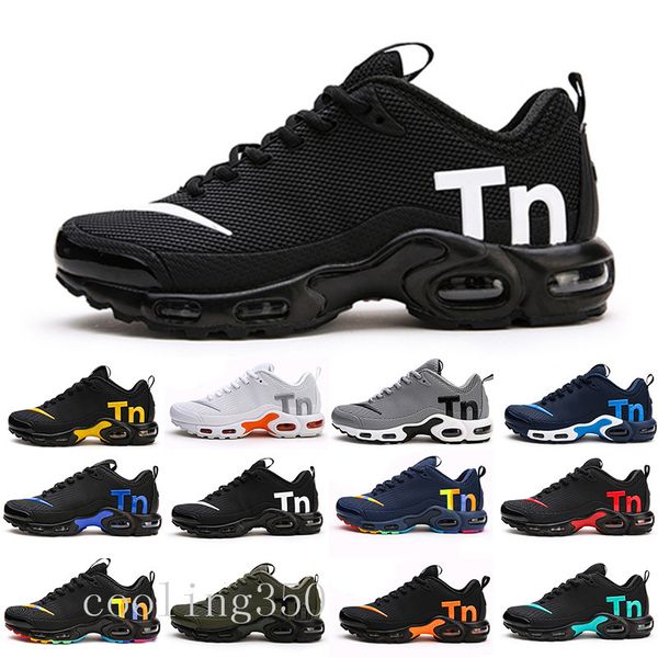 

mens airs mercurial tn running shoes fashion rainbow colorfull men designer sneakers chaussures hombre tn man sport trainers m9enu, Black