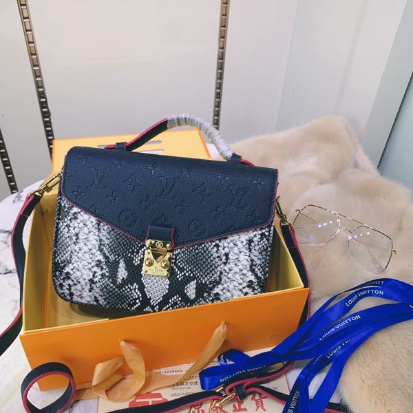 

2020 brand women european and american luxury lady real leather handbag tote bag purse metis designer speedy bag