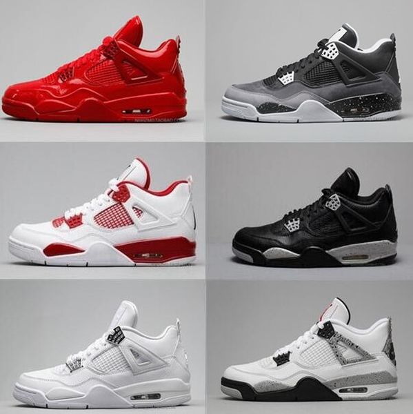 

2020 new travis 4 4s mens basketball shoes pure money royalty white cement black cat bred fire red mens trainers sports sneakers shoes