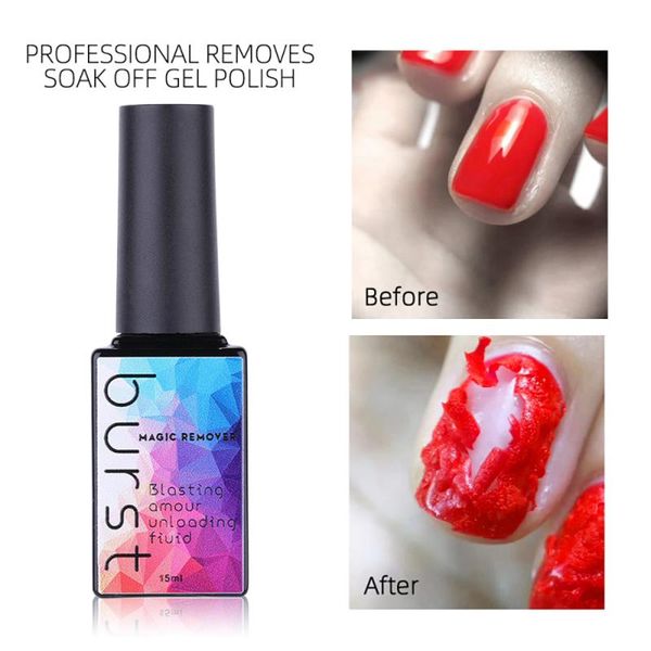 

new 15 мл магия ногтей взрыва гель healthy fast soak off gel ногти uv remover быстро чистый art tool tslm2
