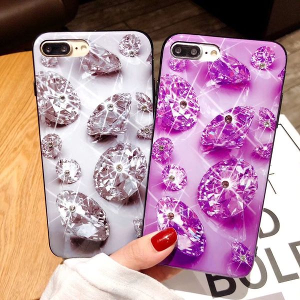 

suitable for iphone xs max fashion luxury 3d glitter diamond grain phone case