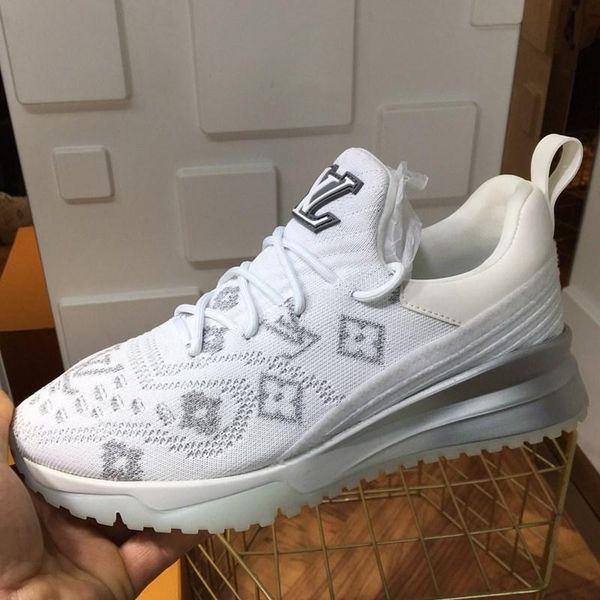 

fashion air mens casual shoes with box, breathable sports basketball platform shoes leather sneakers mens tennis shoes runner sneaker 35, Black