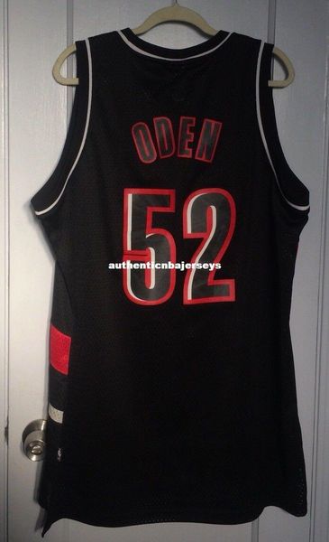 

wholesale greg oden #52 jersey men black t-shirt vest stitched basketball jerseys ncaa, Gray
