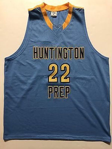 

#andrew wiggins jerseys kansas jayhawks basketball jersey huntington prep high school custom any size,stitched xs-6xl vest jerseys, Gray