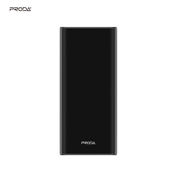 

cell phone accessories power bank proda cathery series 20000mah high capacity portable small emergan metallic finish external mobile charger