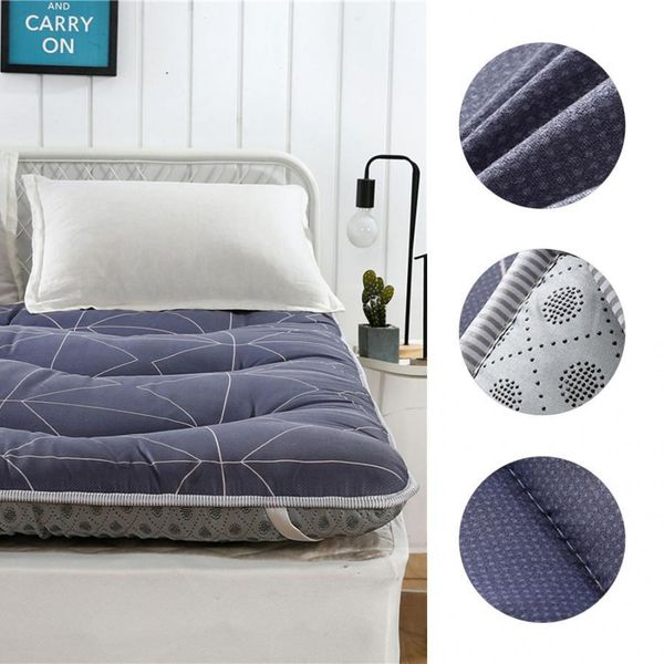 

solid color thickened bed mattress foldable massager yoga tatami mattress floor mat double single bed mattress package mail