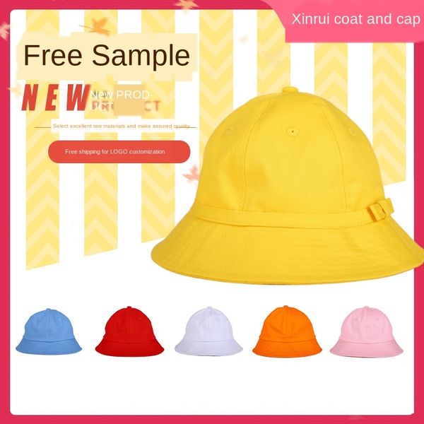 

p4atl do children's fisherman autumn kindergarten primary bucket bucket ball cap fisherman cap school students' small yellow pot h, Blue;gray