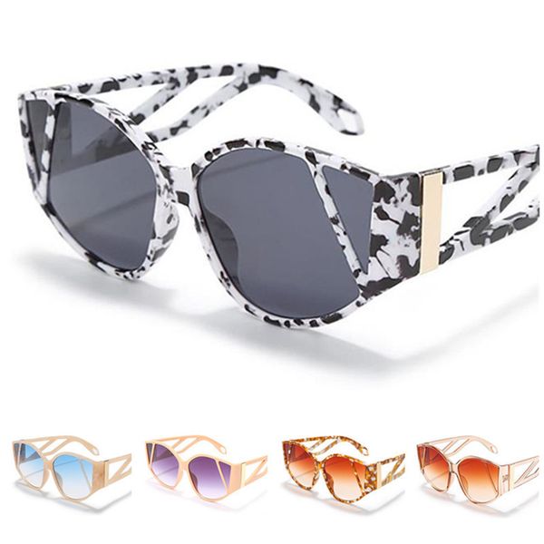 

fashion women & men sunglasses unique personality design sun glasses adumbral anti-uv spectacles cat frame eyeglasses ornamenta a, White;black