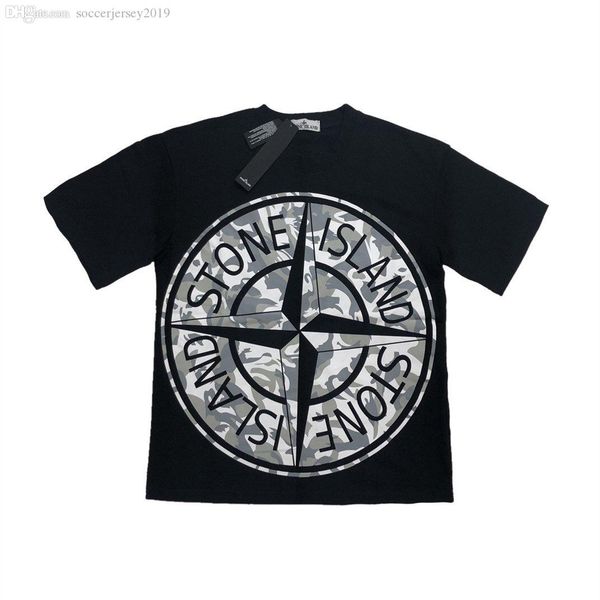 

20ss new arrival paris designer big logos compass print lovers tshirts short sleeve tee breathable vest shirt streetwear outdoor tshirt 6.28, Black;green