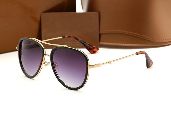 

2020 fashion sunglasses for men and women glasses designer brand sunglasses matt leopard gradient uv400 lens box and case, White;black