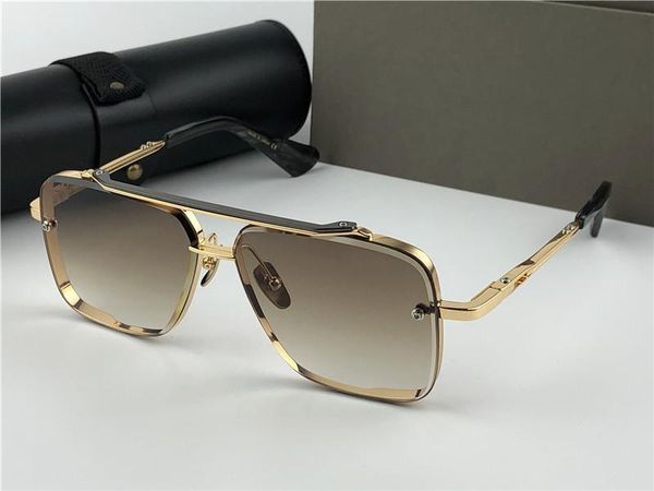 

new designer sunglasses for men sunglasses luxury sunglasses men design metal vintage fashion style square frame uv 400 lens with case, White;black