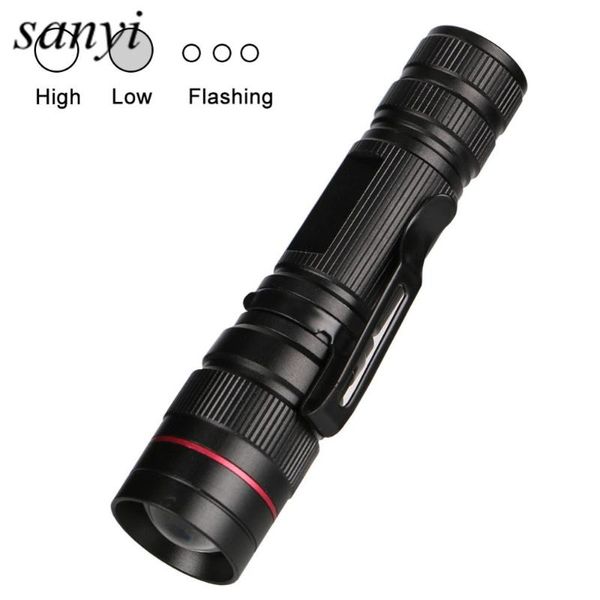 

flashlights torches mini handy xpe led torch 1000 lumen zoomable lamp linternas aluminum alloy for camping hunting by