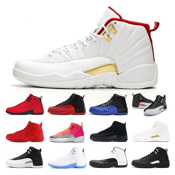 

12s dark concord 12 мужчин баскетбол обувь reverse flu game мичиганского университета синий темно-серый крылья jumpman спорт кроссовки мужск