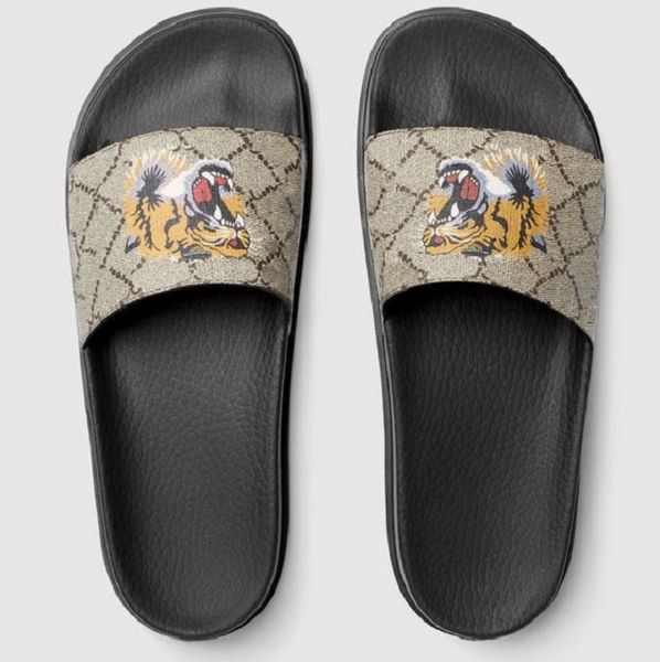 

fashion man women's sandals designer shoes bohemian diamond slippers woman flats flip flops shoes summer beach sandals  21, Black