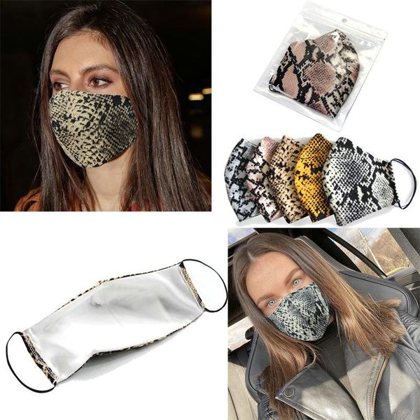 

fashion leopard printing face mask designer luxury creativity masks washable dust proof outdoor sport cycling mask men and women print mask