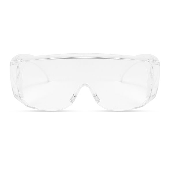 

высокопрочный пк прозрачные модные очки объектив водонепроницаемый ветрозащитный от грязью пылезащитный противотуманный анти-капли для велос, Black