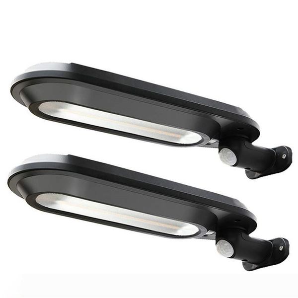 

18 led solar security floodlights wall lamps outdoor garden light waterproof 4 mode pir motion sensor deck patio fence walkway gutter light