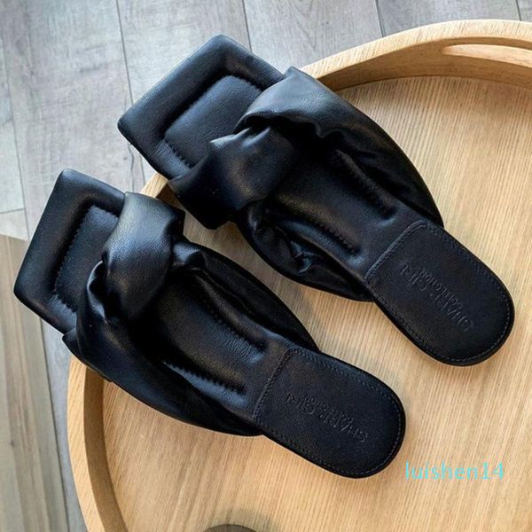 

women slippers 2020 summer slides open toe flat casual shoes leisure sandal female beach flip flops l14, Black