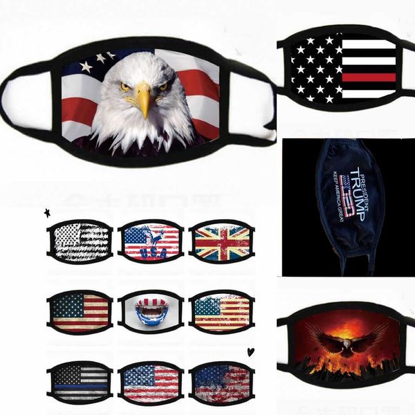 

face masks trump american election supplies dustproof print mask universal for men and women american flag mask dwd630