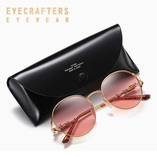

new luxury polarized women sunglasses fashion round ladies vintage brand designer woman female gradient sun glasses oculos, White;black