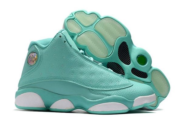 

2020 new arrival jumpman 13 gs mint green gs playground 13s women basketball sports shoes sneakers high size 5.5~8.5, White;red
