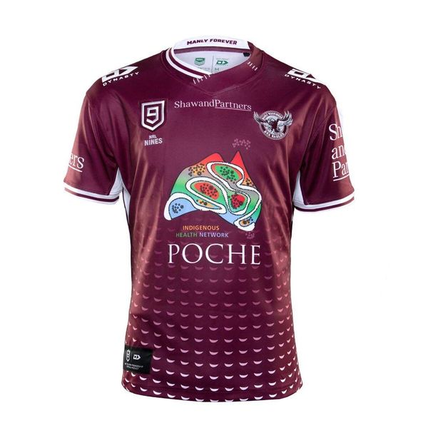 

2020 manly sea eagles 9s home jersey size s-m--xl-xxl-3xl-4xl-5xl, Black;gray