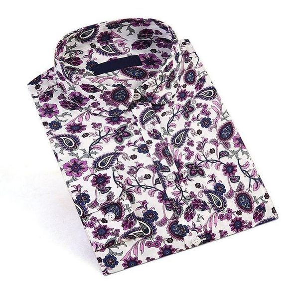 

floral shirts women blouses blouse cotton blusa feminina long sleeve shirt women and blouses 2020 new fashion 5xl, White