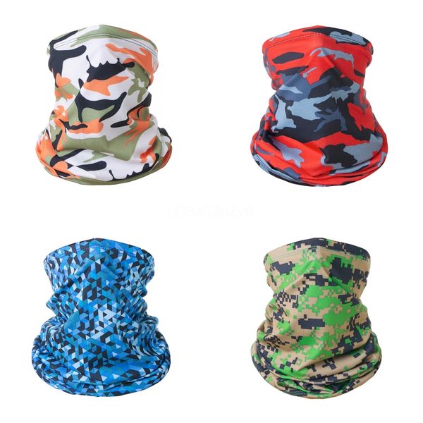 

11x46 multifunctional seamless cosplay scarf magic mask halloween face bicycle cs ski headwear half face bandana party mask camouflage co#93, Black