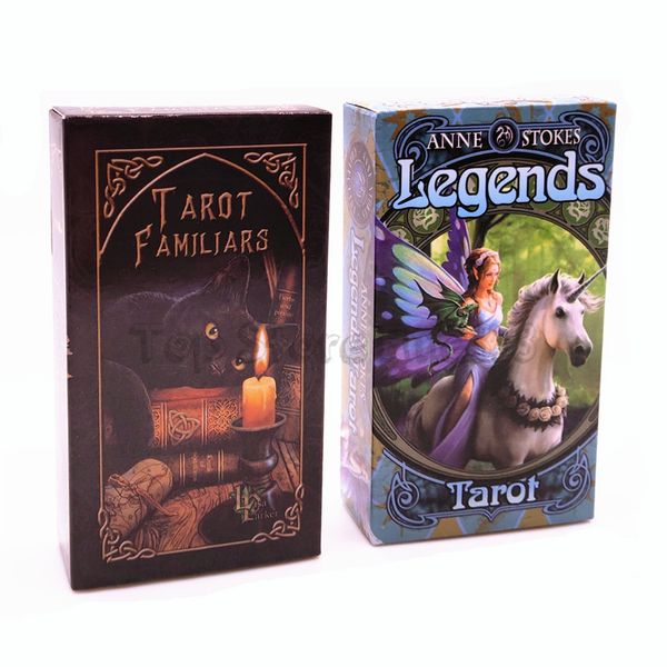 

tarot cards legends tarot familiars deck board game cards with colorful box party game card english version whoselase
