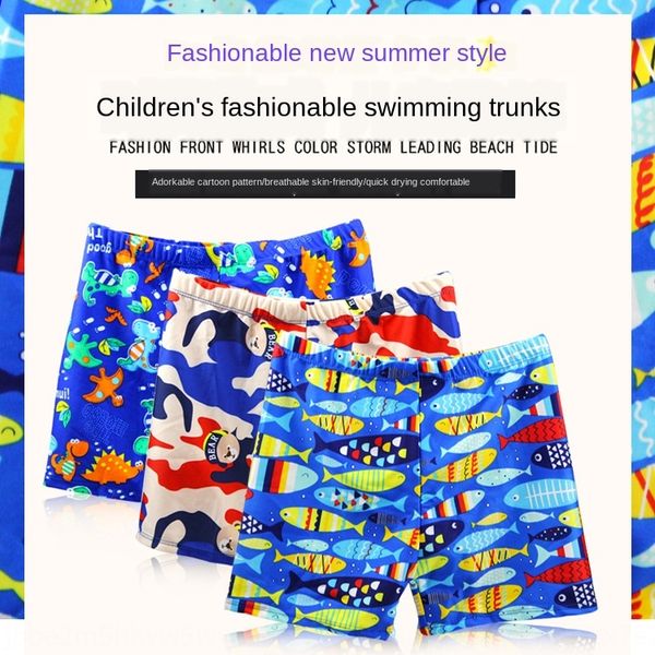 

мода лето мальчик мультфильм динозавр боксер стволы аквапарк плавательный бассейн детские плавки, Black