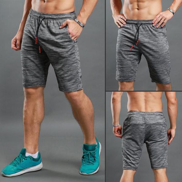 

men quick dry breathable drawstring training running board shorts fifth pants plus size short men male, White;black