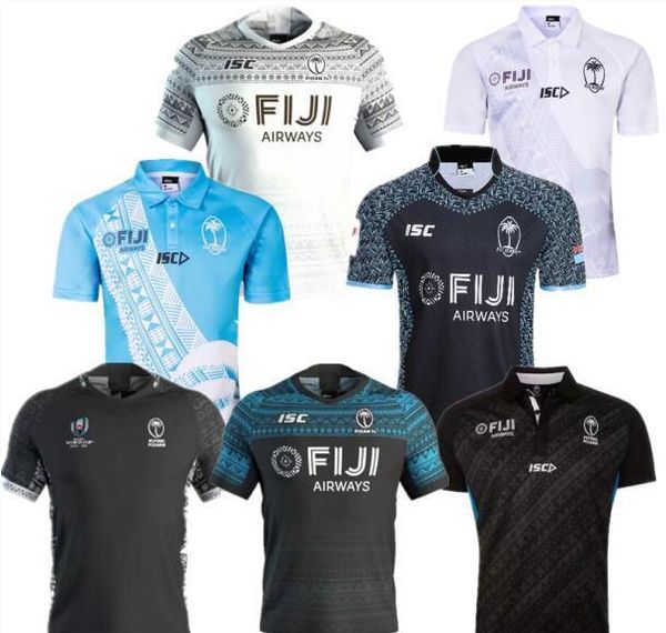 

fiji home away rugby jersey sevens olympic shirt thailand quality 18 19 20 fiji national 7 s rugby jersey s-3xl, Black;gray