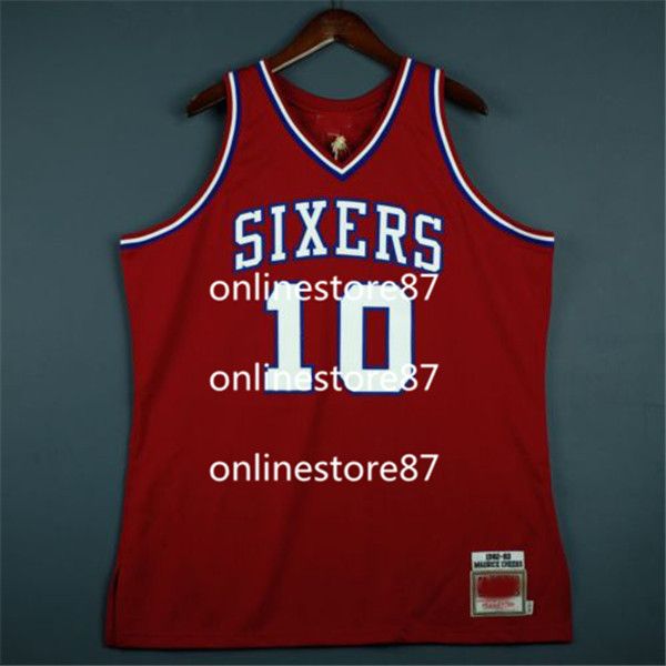 

1982 -1983 vintage men maurice cheeks mitchell & ness 82 83 basketball jerseys customize any name and digit jersey size s-xxxl, Black