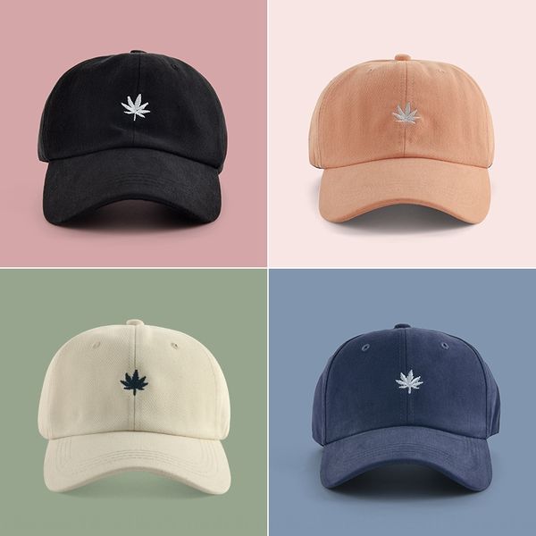 

hat female korean style all-match fashion leaves baseball cap summer casual baseball cap male net red summer, Blue;gray