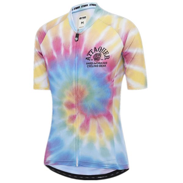 

attaquer cycling set women summer short sleeve shirt bike jersey kit jacket bib shorts mtb set cycling clothing, Black;blue