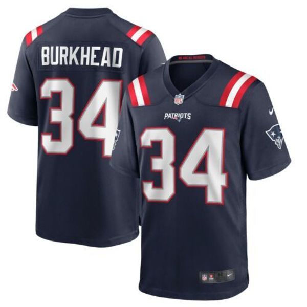 

rex burkhead #34 2020 new all colors xs-5xl stitched football jerseys, Gray