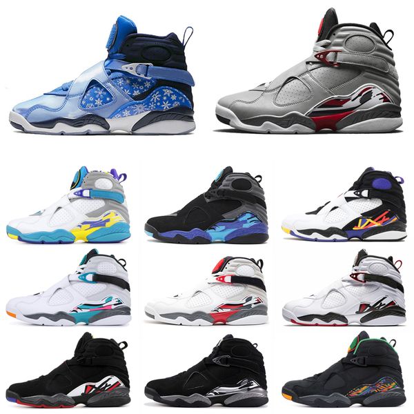 

jumpma 8 8s men basketball shoes sp se multi color aqua black white reflective bugs bunny valentines day mens trainers sports sneakers