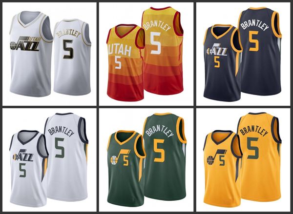 

Utah Jazz Jarrell Brantley Men City Basketball Jersey