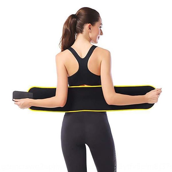 

itqd3 sports exercise sweet premium waist trimmer embossing sweat sports waistband exercise belt belly sweet premium waist trimmer belt wais, Black;gray