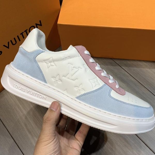 

new arrival rivoli sneaker mens shoes breathable chunky sneakers fashion sports low lace -up men shoes zapatillas hombre, Black