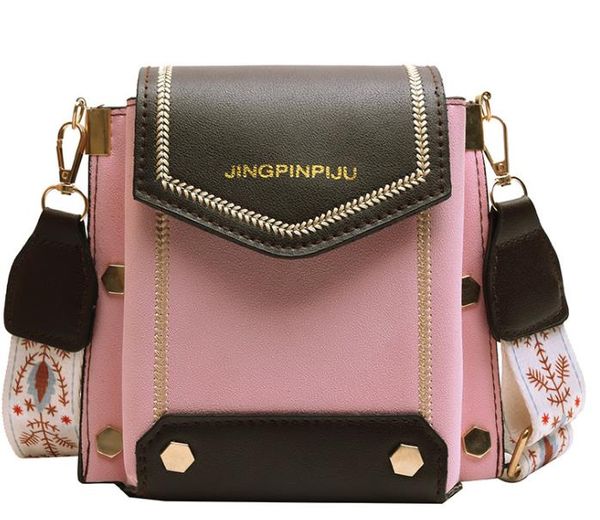 

2020 popular designer women's bag newset versatile broadband oblique crossbody fashion simple shoulder small squareshoulder