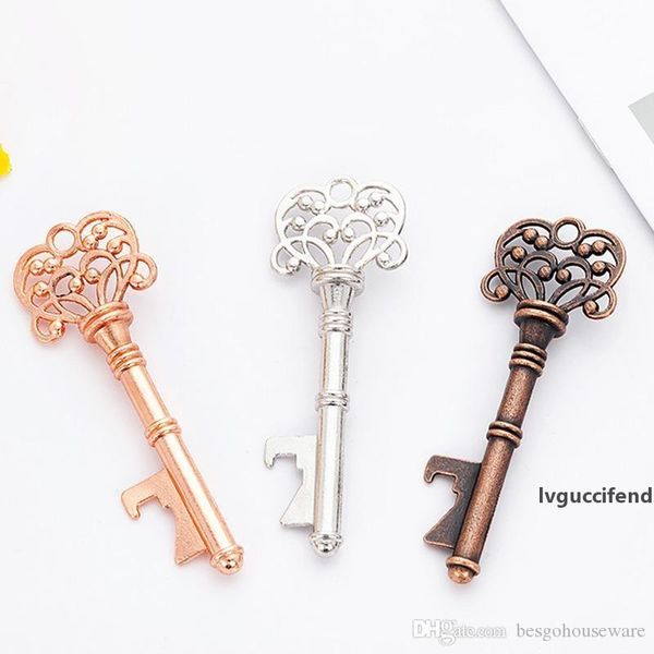 

vintage keychain opener ancient key beer bottle opener wedding party bar kitchen tool decorative keychain gift metal opener bh1954 zx