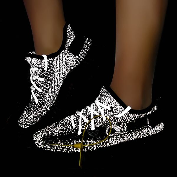 

2020 black warrior star reflective coconut shoes male 350v4 really burst kemye father shoes