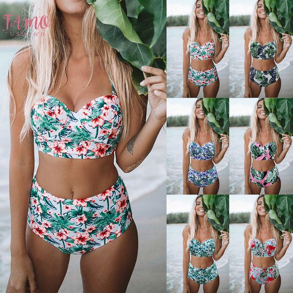 

womens swimming suit bikini swimsuit 2020 swimwear womens padded push up bra hight waist bikini set swimsuit bathing suit, White;black