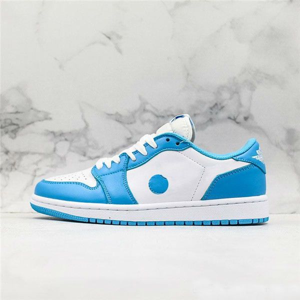 

1 sb low unc womens mens running shoes dark powder blue white 1s designer basketball sneakers cj7891-401