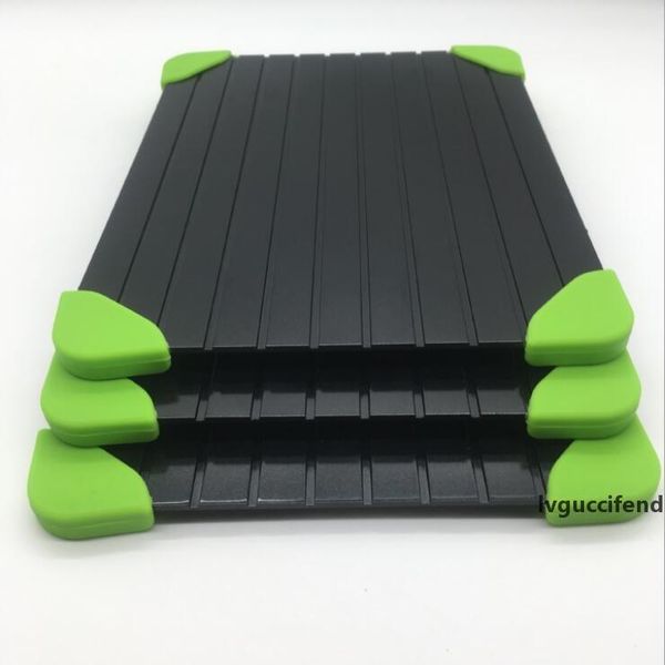 

quick thawing plate food meat fruit fast defrosting plate with silicone corner protect mat other kitchen tools wy343