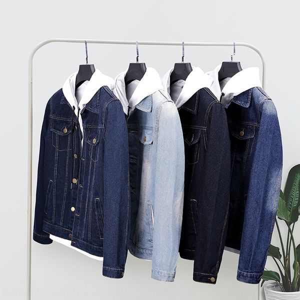 

2020 spring and autumn new men's denim korean fashion casual handsome denim coat for jacket jacket men, Black;brown